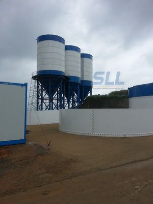 Porcellana Capacità del silo 100T di stoccaggio del cemento di Sincola grande con colore su misura fornitore